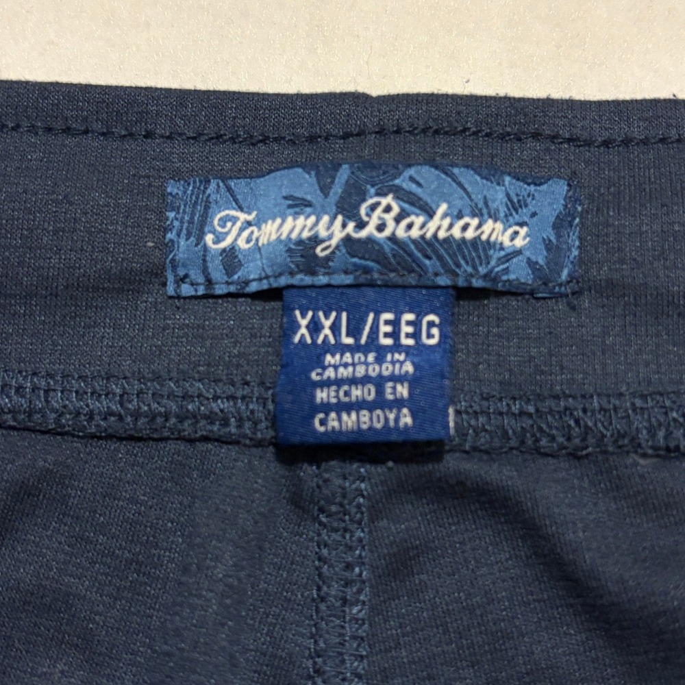 Tommy Bahama Mens XXL Navy Blue Jogger Lounge Pants Pajamas Relaxed Soft Stretch - Picture 4 of 8